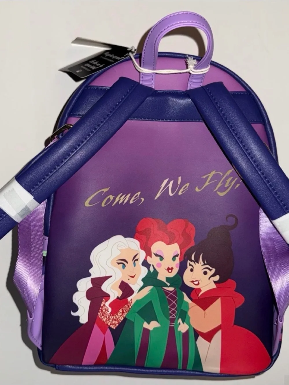 New Loungefly Purple Hocus Pocus House Mini Backpack